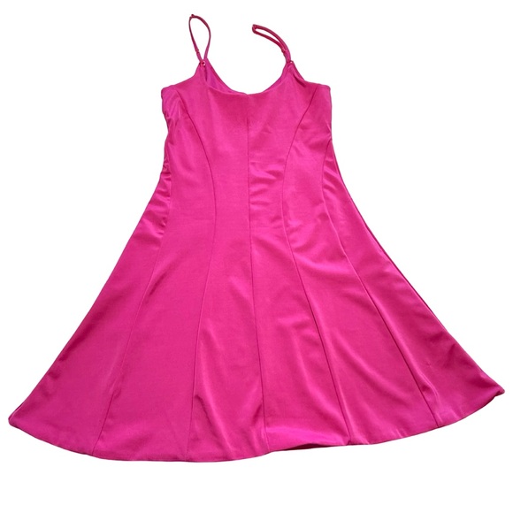 Oh Polly EDONIA Triangle Cup A-Line Mini Dress in Pink - Picture 4 of 10